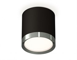 Ambrella Комплект накладного светильника XS8142006 SBK/PPH черный песок/графит полированный GX53 (C8142, N8133) XS8142006 - фото 103705