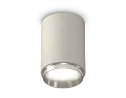 Ambrella Комплект накладного светильника XS6314022 SGR/PSL серый песок/серебро полированное MR16 GU5.3 (C6314, N6122) XS6314022 - фото 103717