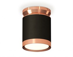 Ambrella Комплект накладного светильника XS8142035 SBK/PPG черный песок/золото розовое полированное GX53 (N8912, C8142, N8126) XS8142035 - фото 103732