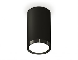 Ambrella Комплект накладного светильника XS8162001 SBK/PBK черный песок/черный полированный GX53 (C8162, N8113) XS8162001 - фото 103748