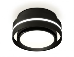 Ambrella Комплект накладного светильника XS8414001 SBK/PBK черный песок/черный полированный GX53 (C8414, N8113) XS8414001 - фото 103757