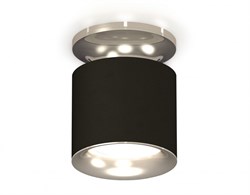 Ambrella Комплект накладного светильника XS7402083 SBK/PSL черный песок/серебро полированное MR16 GU5.3 (N7927, C7402, N7012) XS7402083 - фото 103841
