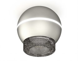 Ambrella Комплект накладного светильника XS1103020 SSL/BK серебро песок/тонированный MR16 GU5.3 LED 3W 4200K (C1103, N7192) XS1103020 - фото 103859