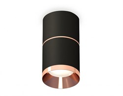 Ambrella Комплект накладного светильника XS7402201 SBK/PPG черный песок/золото розовое полированное MR16 GU5.3 (C7402, A2073, C7402, N7035) XS7402201 - фото 103899