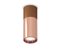 Ambrella Комплект накладного светильника XS6326060 PPG/SCF золото розовое полированное/кофе песок MR16 GU5.3 (C6304, C6326, A2010, N6114) XS6326060 - фото 104257