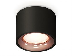 Ambrella Комплект накладного светильника XS7511025 SBK/PPG черный песок/золото розовое полированное MR16 GU5.3 (C7511, N7015) XS7511025 - фото 104301