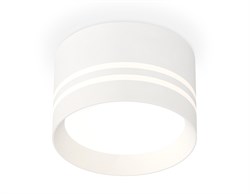 Ambrella Комплект накладного светильника с акрилом XS8101021 SWH/FR белый песок/белый матовый GX53 (C8101, N8477) XS8101021 - фото 104312