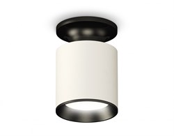 Ambrella Комплект накладного светильника XS6301120 SWH/PBK белый песок/черный полированный MR16 GU5.3 (N6902, C6301, N6103) XS6301120 - фото 104550