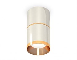 Ambrella Комплект накладного светильника XS7405061 PSL/PYG серебро полированное/золото желтое полированное MR16 GU5.3 (C7405, A2072, C7405, N7034) XS7405061 - фото 104587