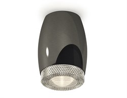 Ambrella Комплект накладного светильника с композитным хрусталем XS1123010 DCH/CL черный хром/прозрачный MR16 GU5.3 (C1123, N7191) XS1123010 - фото 104696