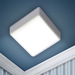 ЭРА Светильник светодиодный LED 16-18-4K накладной квадратный 18Вт 4000К Б0054338 - фото 104744