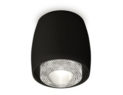 Ambrella Комплект накладного светильника с композитным хрусталем XS1142020 SBK/CL черный песок/прозрачный MR16 GU5.3 (C1142, N7191) XS1142020 - фото 104750