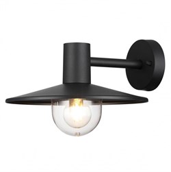 Odeon Light 4833/1W NATURE ODL21 565 черный/стекло Ландшафтный настенный светильник E27 1*40W IP44 FURCADIA 4833/1W - фото 104986