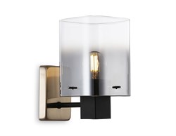 Ambrella Светильник настенный LH57045 BK/DBS/SM черный/темная латунь/дымчатый E14 max 40W 195*110*185 LH57045 - фото 105042
