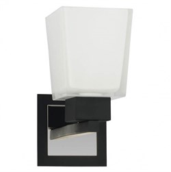 Lussole PROMO 2 Металл Хром / черный Стекло Светильник настенный E14 GRLSC-2501-01 - фото 105082
