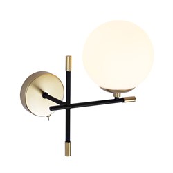 Arte Lamp A2225AP-1BK СВЕТИЛЬНИК НАСТЕННЫЙ A2225AP-1BK - фото 105087