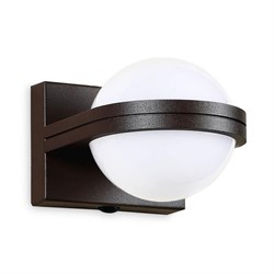 Ambrella Настенный светодиодный светильник с выключателем FW558 SCF кофе песок LED 3000K 5W 80*80*138 FW558 - фото 105109