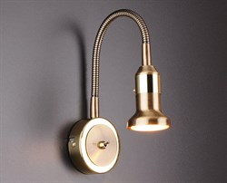 Elektrostandard 1215 MR16 / Светильник настенный Plica бронза/золото a025005 - фото 105112