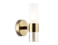 Ambrella Светильник настенный LH55116 BS/FR/TI латунь/белый матовый/янтарь E14 max 40W 130*100*225 LH55116 - фото 105168