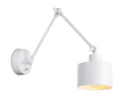 Ambrella Настенный светильник с выключателем в стиле лофт TR8146 WH белый E27 max 40W 340*120*490 TR8146 - фото 105797