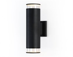Ambrella Светильник уличный настенный архитектурный ST3821/2 BK/CL черный/прозрачный IP54 GU10/2 max 35W 310*90*160 ST3821 - фото 105838