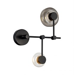 ST LUCE  SL6005.401.02 Светильник настенный Черный/Дымчатый, Прозрачный LED 2*3W SL6005.401.02 - фото 106125