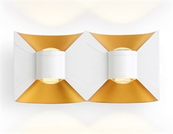 Ambrella Светильник уличный светодиодный настенный ST4475/4 WH/GD белый/золото LED 4200K 11W IP54 180*90*55 ST4475 - фото 106152