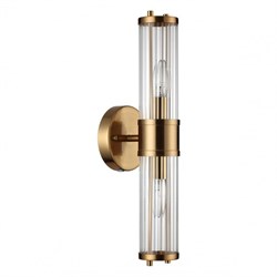 Odeon Light 4946/2W DROPS ODL22 553 бронзовый/прозрачный/стекло Настенный светильн. E27 1*40W IP44 KEPA 4946/2W - фото 106328