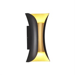 Odeon Light 3886/6BG ODL20 177 черный/золотистый/металл Настенный светильник LED 4000K 6W 220V IP54 KRISTA 3886/6BG - фото 107463