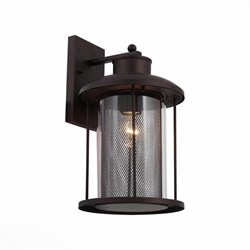ST LUCE SL080.401.01 Светильник уличный настенный  Темный кофе/Прозрачный, Темный кофе E27 1*60W SL080.401.01 - фото 107705