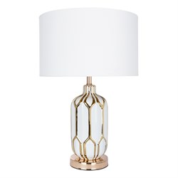 Arte Lamp A4016LT-1WH REVATI Настольная лампа, металл/керамика/текстиль A4016LT-1WH - фото 108007