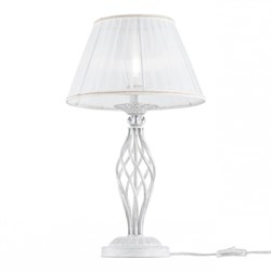 Maytoni Elegant Grace Белый с Золотом Настольная лампа 1xE14 40W ARM247-00-G - фото 108450