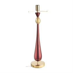 Odeon Light 4868/1T STANDING ODL_EX22 21 золотой/бордовый/стекло База для высокой лампы E27 1*60W TOWER 4868/1T - фото 108541