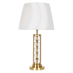 Arte Lamp A4062LT-1PB JESSICA Настольная лампа медный/стекло/бежевый текстиль A4062LT-1PB - фото 108565
