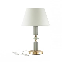 Odeon Light 4861/1TA CLASSIC ODL_EX21 золото/раноцветн./керамика/абажур Настольная лампа E27 1*60W CANDY 4861/1TA - фото 108585