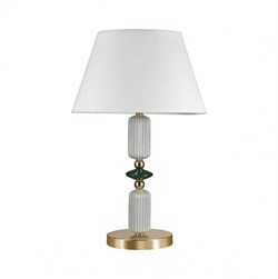Odeon Light 4861/1TC CLASSIC ODL_EX22 41 золотой/раноцветн.керамика/абажур Настольная лампа E27 1*60W 4861/1TC CANDY 4861/1TC - фото 108727