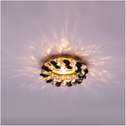 Italmac Venecia 51 04 70 светильник декор из огран стекла, MR16, основ-золото, стек-проз с чер Venecia 51 04 71 - фото 109763