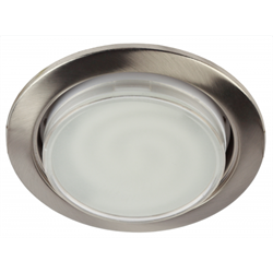 ЭРА KL35 SN /1 (к) Светильник под лампу Gx53,220V, 13W,сатин никель (80/1680) Б0048943 - фото 109783