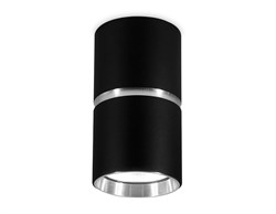 Ambrella Накладной точечный светильник GU10 TN213116 BK/CH черный/хром GU10 D55*100 TN213116 - фото 110063