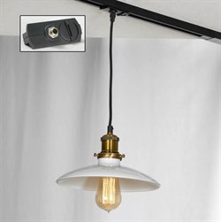 Lussole LOFT Металл Черный / бронзовый Металл трековый светильник однофазный E27 60W LSP-9605-TAB - фото 110673