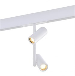 ST LUCE ST808.536.16 Магнитный трековый светильник Белый LED 1*16W 3000K 1 100Lm Ra>90 IP20 D45xH240 48VV ST808.536.16 - фото 110707