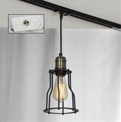 Lussole LOFT Металл Черный / бронзовый Металл трековый светильник однофазный E27 60W LSP-9610-TAW - фото 110743