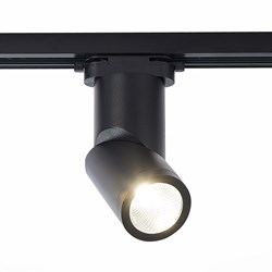 ST LUCE  ST650.446.10 Св-к трек. Черный LED 1*10W 4000K 800Lm Ra>90 38о IP44 D60xH190 165-265V ST650.446.10 - фото 110951