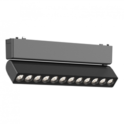 ST LUCE ST675.446.12 Магнитный трековый светильник Черный LED 1*12W 4000K 710Lm Ra>90 >90 IP20 L230xW26xH81 48V ST675.446.12 - фото 111045