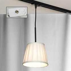 Lussole S.R.L Металл Черный /  Ткань трековый светильник однофазный E14 40W LSL-2916-01-TAW - фото 111273