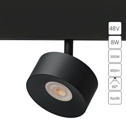 Arte Lamp A4771PL-1BK LINEA Магнитный трековый светильник LED A4771PL-1BK - фото 111363