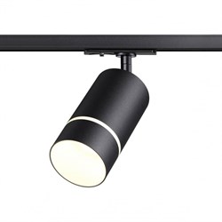 Novotech 370777 PORT NT21 058 черный Однофазный трековый светильник IP20 GU10 9W 235V ELINA 370777 - фото 111530