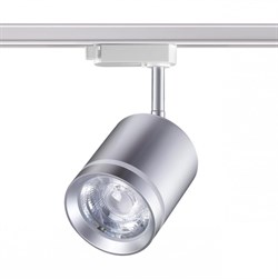 Novotech 358803 PORT NT21 069 серебро Однофазный трековый светодиодный светильник IP20 LED 15W 1300Лм 4000K 85-265V ARUM 358803 - фото 111785