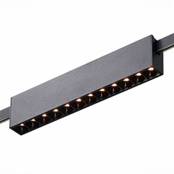 ST LUCE ST816.446.12 Магнитный трековый светильник FARM Черный LED 1*12W 4000K 609Lm Ra90 40 IP20 L232xW24x ST816.446.12 - фото 112121
