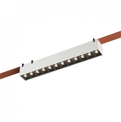 ST Luce ST455.536.12 Св-к трек. Белый LED 1*12W 3000K 1 060Lm Ra90 24/40 IP20 L323xW40xH45 48V ST455.536.12 - фото 112168